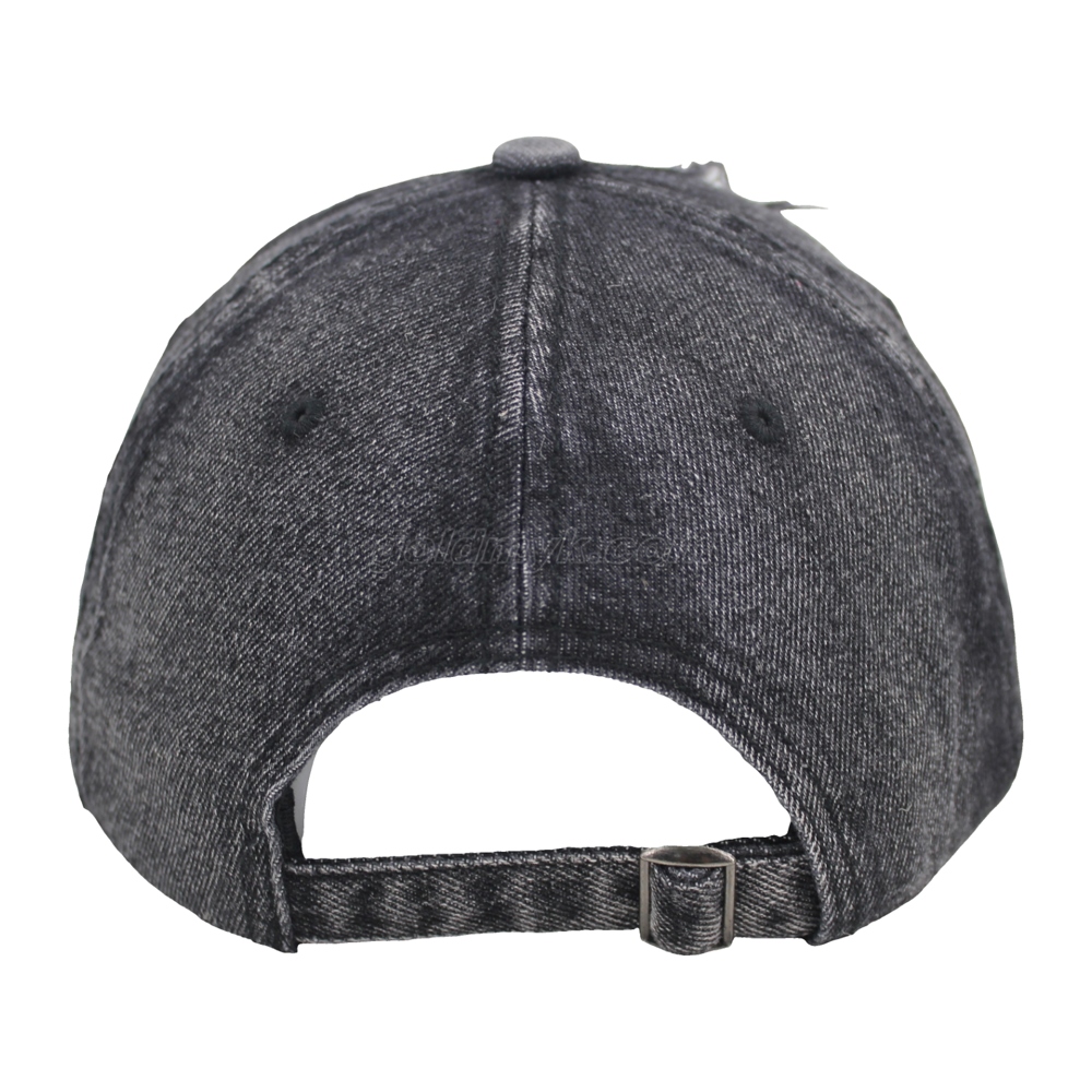 Vintage Stylish Flat Embroidery Washed Baseball Cap Dad Hat 6-panel Sports Caps For Man And Woven Can Custom Logo