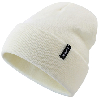 Custom Beanie Knitted Hat for Men Women Winter Knit Hat Warm Slouchy Beanie Cuffed Skull Cap