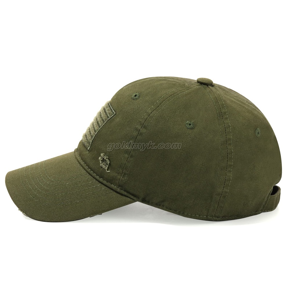 Wholesale Washed Adjustable Unisex 6-Panel Baseball Cap Can Custom Embroidery Logo For Women And Men Cotton Cap