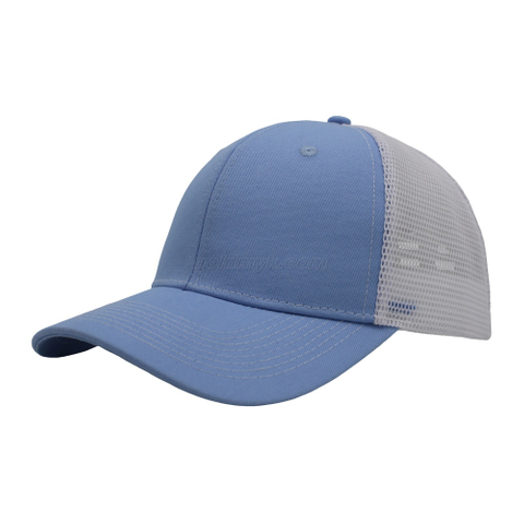 Trucker Cap Polyester Fabric Mesh Hat for Women and Men Can Custom Logo