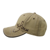 Vintage Stylish Flat Embroidery Washed Baseball Cap Dad Hat 6-panel Sports Caps For Man And Woven Can Custom Logo