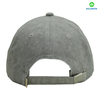 Light Grey 6 Panel Embroidered Baseball Cap