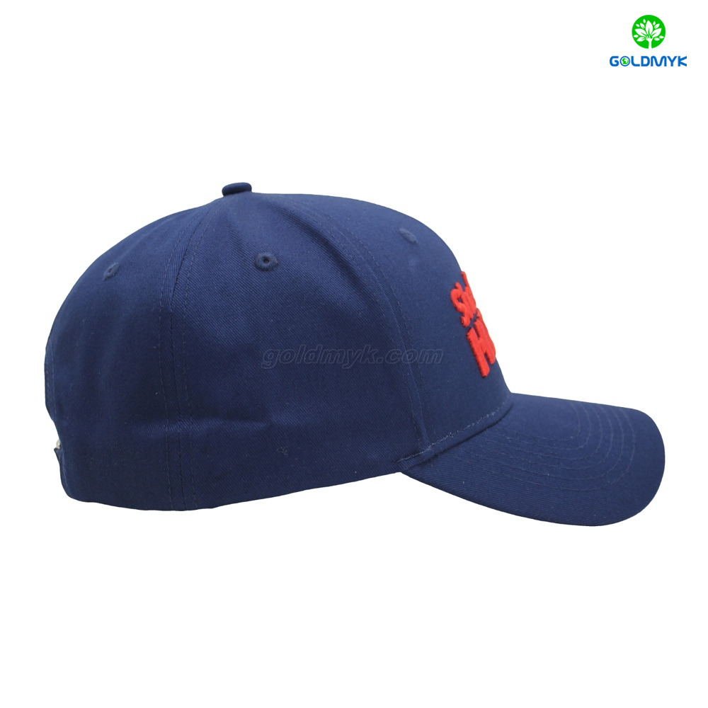 High Quality Custom Logo Navy Blue Embroidered Sports Hats for Men and Women Baseball Caps