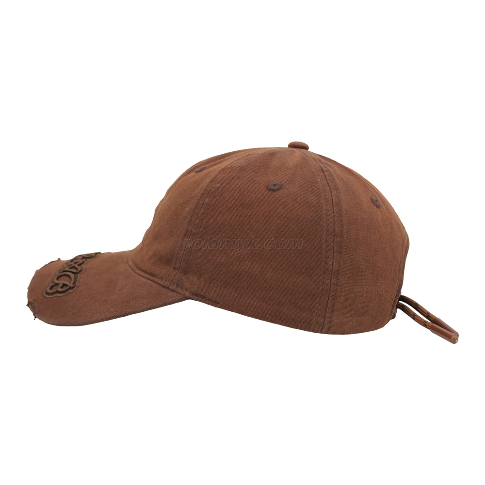 Distressed Washed Cotton Twill Wholesale Custom Baseball Cap And Hat