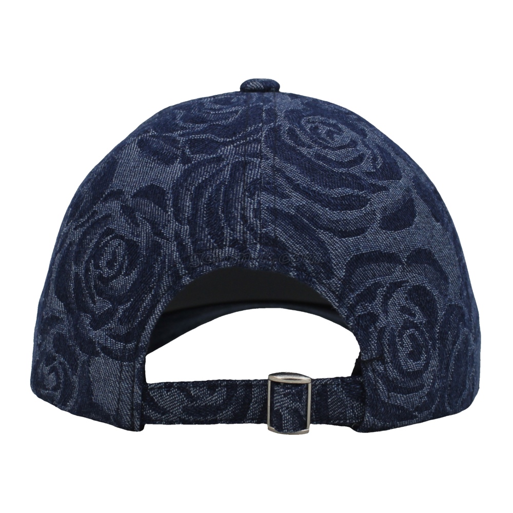 Fashion And Custom Denim Fabric Six Panels Baseball Cap And Hat