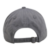 Grey Distressed Washed Print Baseball Cap – Casual Custom Printed Dad Hat