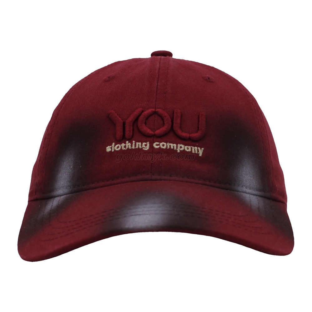 Hot Sale And Custom Spray Stone Washed Cotton Baseball Cap And Hat with Embroidery Logo