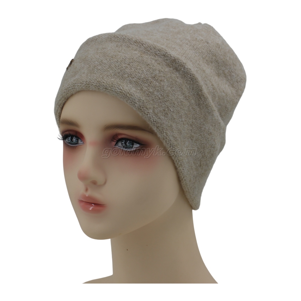 Hot Sale Warm And Soft 100% Acrylic Winter Knitted Beanie Hat with Pompom