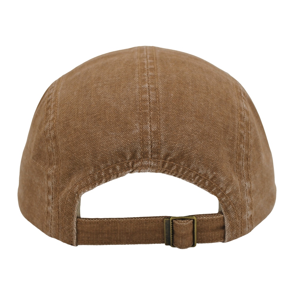 Hot Sale Five Panels Washed Cotton Canvas Sports Cap And Hat with Flat Embroidery