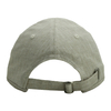 Natural Linen Baseball Cap 6 Panel Unstructured Curved Brim Breathable Summer Dad Hat Custom Logo
