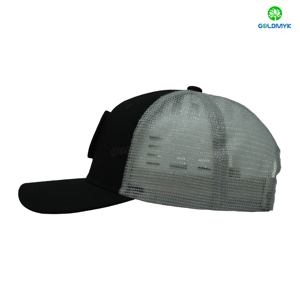 Classic 6-Panel Breathable Mesh Back Trucker Hat with Patch