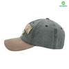 Vintage Washed Two-Tone Dad Hat with 3D Embroidery & Patch of Women /Men
