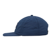 Navy Lightweight Nylon Baseball Cap Custom 3D PVC Rubber Basketball Logo Patch Curved Brim Sports Dad Hat