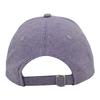 Custom Light Purple Cotton Twill Baseball Cap 3D Puff Embroidery VODIORE Logo Curved Brim Streetwear Dad Hat