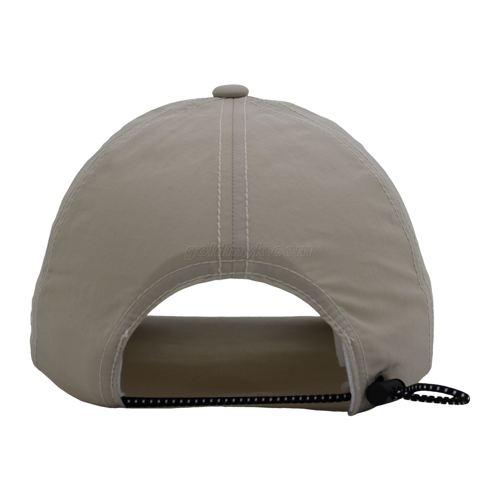 Plain Color Light Weight Polyester Fabric Sports Cap And Hat Factory