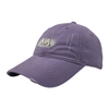 Vintage Washed Distressed Cotton Baseball Cap 6 Panel Curved Frayed Brim 3D Embroidery Dad Hat Custom Logo
