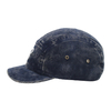 Custom Washed Corduroy 5 Panel Camper Hat Embroidery Logo Vintage Cap