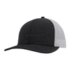 Hot Sale Custom Heather Grey Front White Mesh Back Trucker Cap Curved Brim Baseball Hat