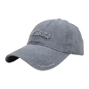 Vintage Stylish Flat Embroidery Washed Baseball Cap Dad Hat 6-panel Sports Caps For Man And Woven Can Custom Logo