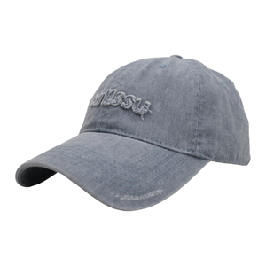 Vintage Stylish Flat Embroidery Washed Baseball Cap Dad Hat 6-panel Sports Caps For Man And Woven Can Custom Logo