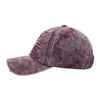 Custom Embroidery Vintage Washed Corduroy Baseball Cap Frayed Curved Brim 6 Panel Adjustable Dad Hat Wholesale For Promotion