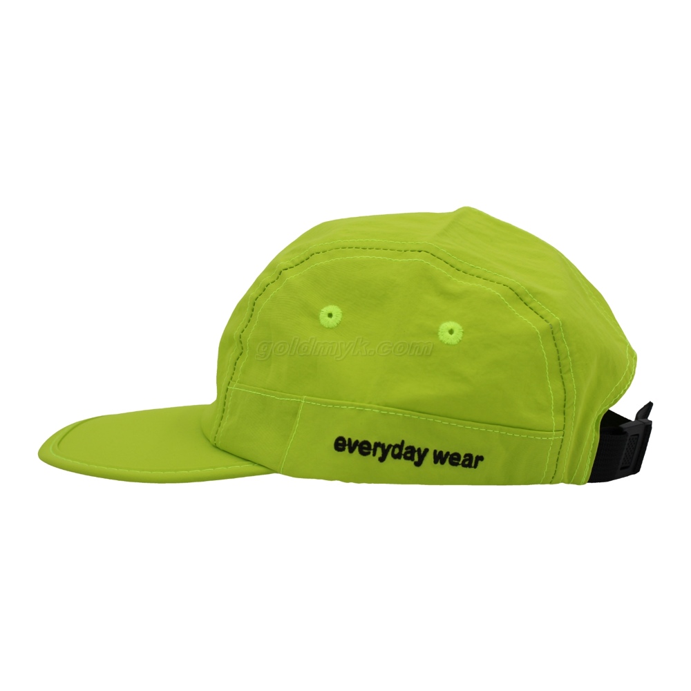 Lightweight Quick Dry Nylon 6 Panel Cap Custom Embroidery Outdoor Running Baseball Hat