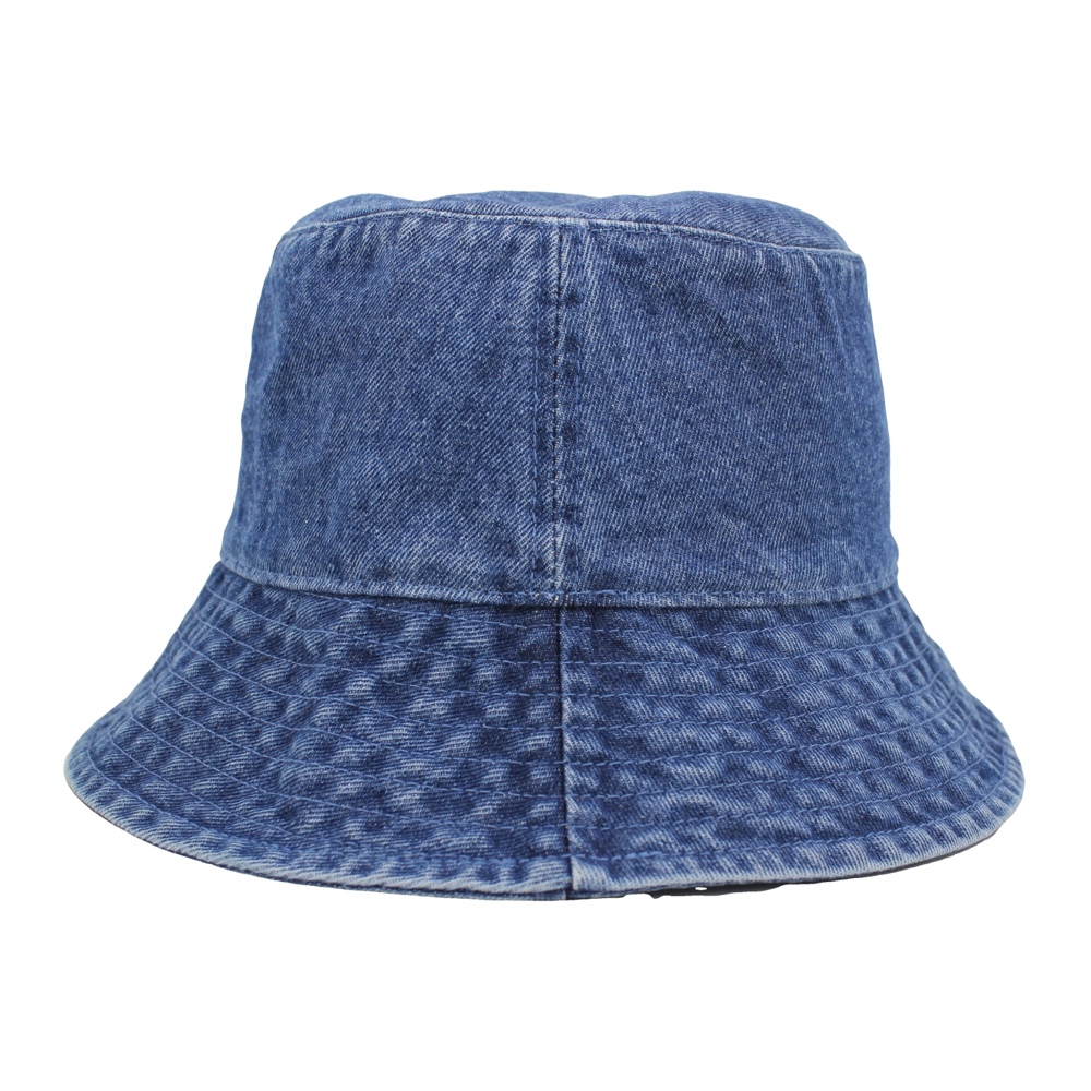 Wholesale with Good Price Custom Washed Cotton Denim Fabric Bucket Hat