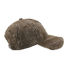 Vintage Acid Washed Distressed Baseball Cap 6 Panel Curved Frayed Brim 3D Embroidery Dad Hat Custom Logo