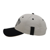 Custom Two Tone 100% Cotton Twill Structured Embroidered Logo Baseball Cap And Hat for Advertisement