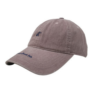 Vintage Stylish Flat Embroidery Washed Baseball Cap Dad Hat 6-panel Sports Caps For Man And Woven Can Custom Logo