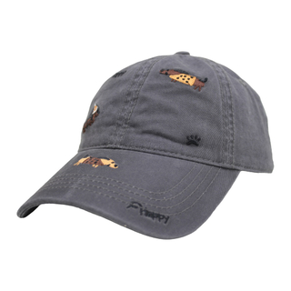 Vintage Stylish Washed Baseball Cap Dad Hat 6-panel Sports Caps For Man And Woven Can Custom Logo