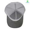 Blank Heather Grey Trucker Hat Breathable Mesh Back Baseball Cap