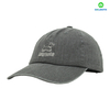 Custom Washed Canvas 6 Panel Baseball Cap in Plain Grey Color Custom LOGO Can Embroidery or Print of Women /Men