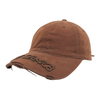 Distressed Washed Cotton Twill Wholesale Custom Baseball Cap And Hat