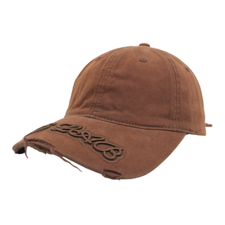 Distressed Washed Cotton Twill Wholesale Custom Baseball Cap And Hat