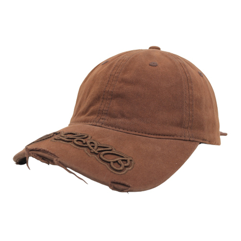 Distressed Washed Cotton Twill Wholesale Custom Baseball Cap And Hat