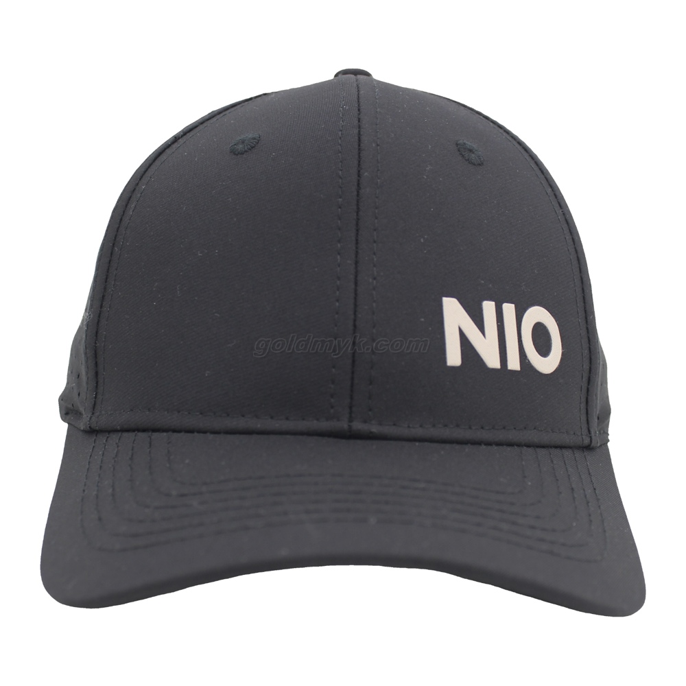 Hot Sale Light Weight Laser Cut Waterproof Polyester Fabric Baseball Cap And Hat with Custom Logo