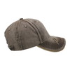 Vintage Washed Distressed Baseball Cap 6 Panel Curved Brim Embroidery Frayed Detail Dad Hat Custom Logo