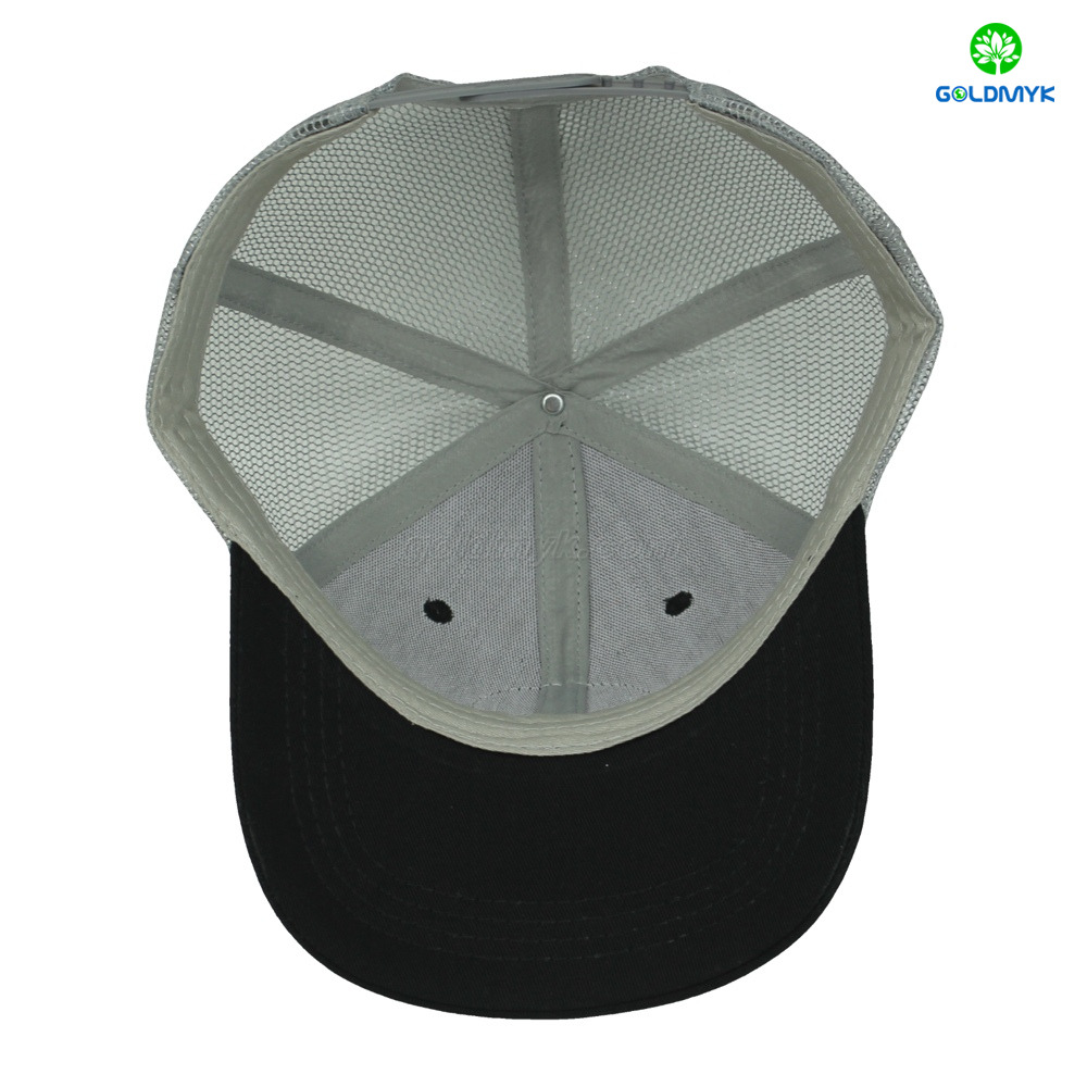 Classic 6-Panel Breathable Mesh Back Trucker Hat with Patch