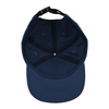 Navy Lightweight Nylon Baseball Cap Custom 3D PVC Rubber Basketball Logo Patch Curved Brim Sports Dad Hat