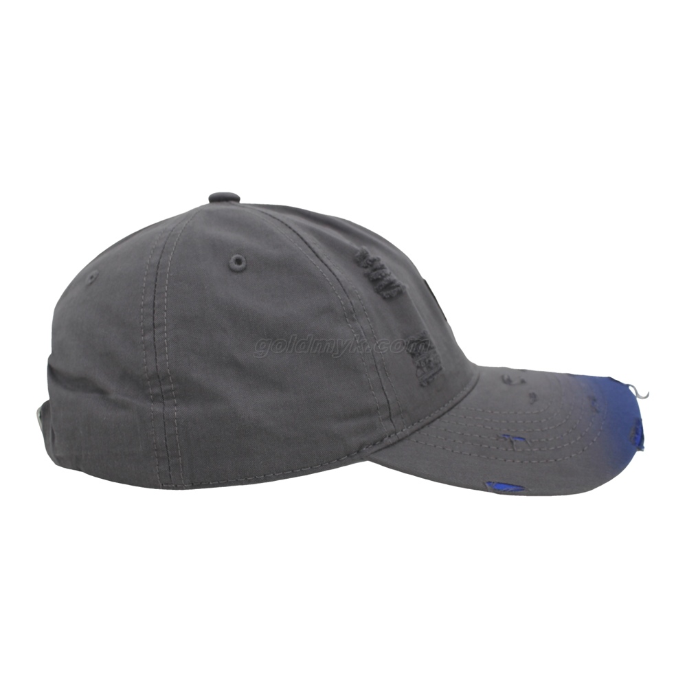 New Design Distressed Washed Soft Cotton Fabric Sports Cap And Hat with Custom Logo 