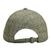Textured Linen Blend Baseball Cap 6 Panel Structured Curved Brim Men Sport Hat Custom Logo