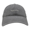 Vintage Stylish Flat Embroidery Washed Baseball Cap Dad Hat 6-panel Sports Caps For Man And Woven Can Custom Logo