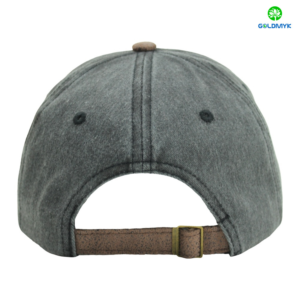 Vintage Washed Two-Tone Dad Hat with 3D Embroidery & Patch of Women /Men