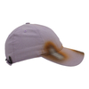 Antique Purple Gradient Spray Stone Wash Distressed Cotton Dad Hat Custom Logo Dirty Spray Dye Vintage Soft Unstructured Curved Brim Baseball Cap For Wholesale