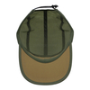Custom Lightweight 5 Panel Outdoor Running Cap Color Block Ripstop Nylon Hat With Drawstring Adjustable Back