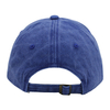 Blank Blue Washed Baseball Cap - Plain Solid Color Adjustable Casual Hat