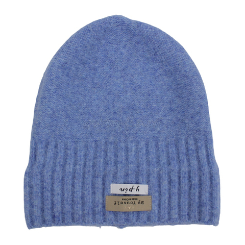 High Quality Soft And Comfortable 100% Wool Winter Knitted Beanie Hat