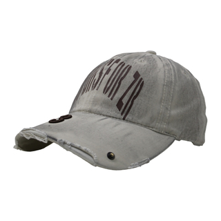 Vintage Stylish Flat Printing Washed Baseball Cap Dad Hat 6-panel Sports Caps For Man And Woven Can Custom Logo