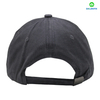 Distressed Washed Cotton Cap with Letter Embroidery & Metal Rivets